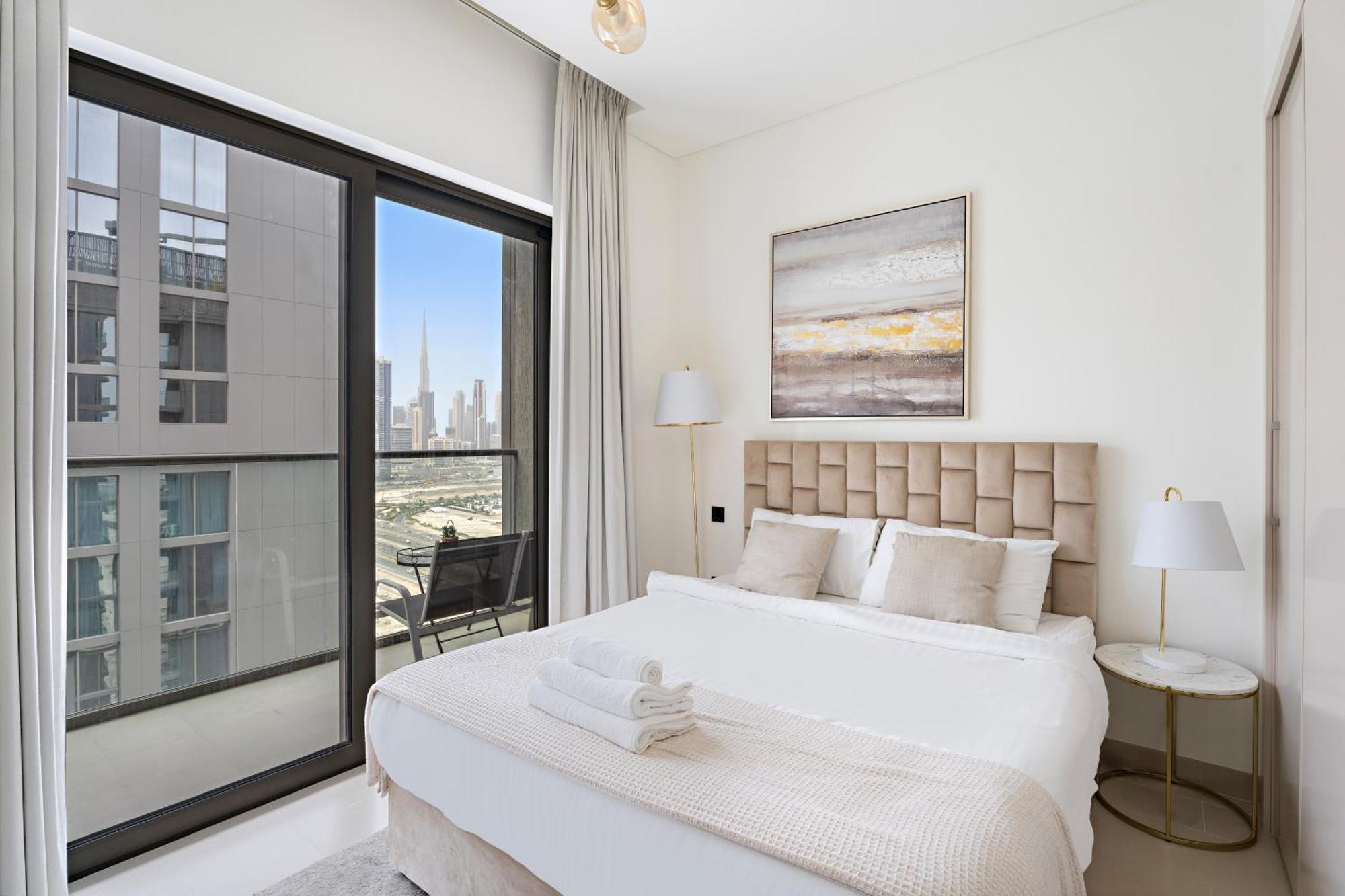 Beautiful 2 Bedroom Next To Business Bay - Sobha Creek Vista Dubai Dış mekan fotoğraf