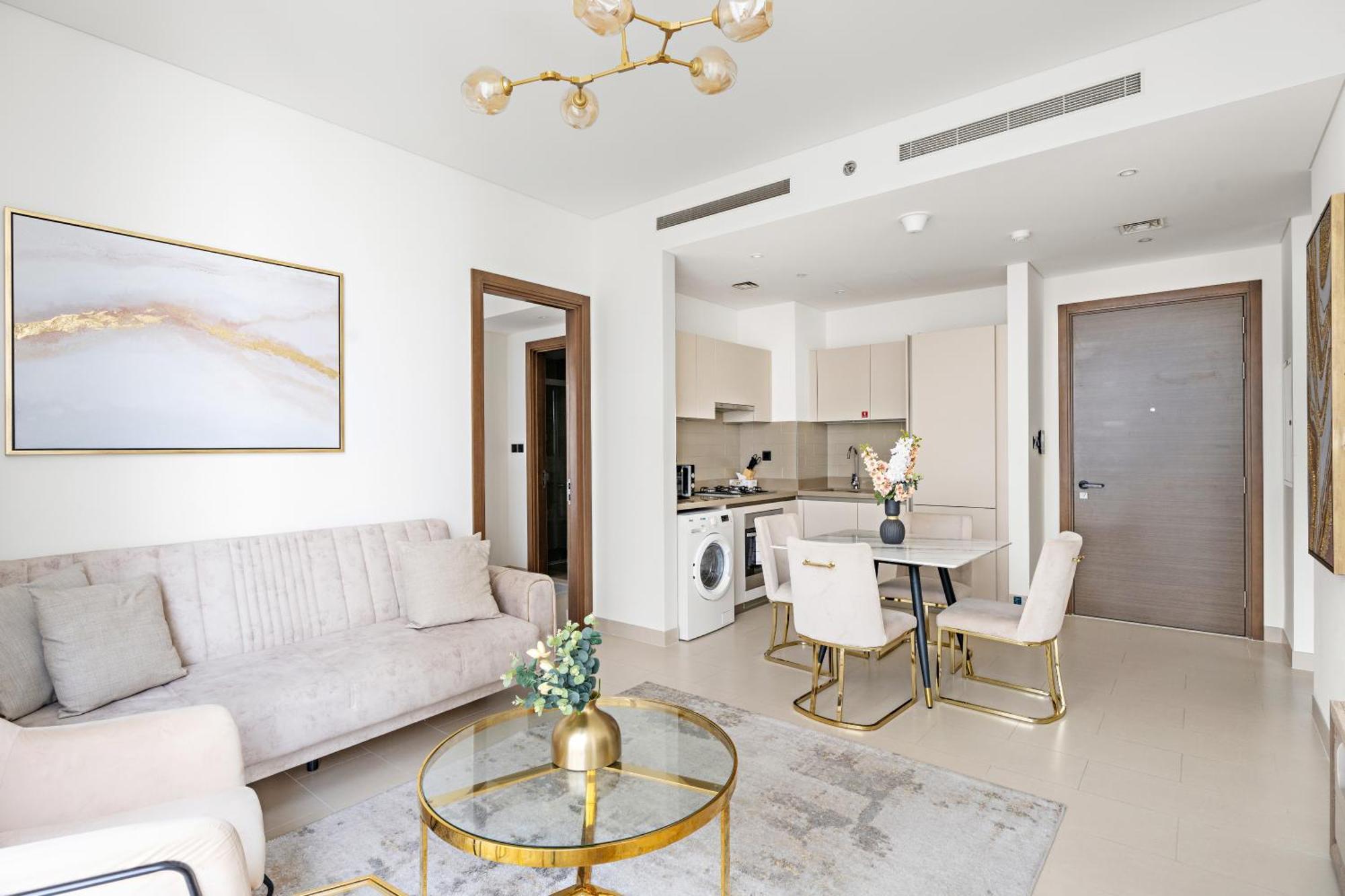 Beautiful 2 Bedroom Next To Business Bay - Sobha Creek Vista Dubai Dış mekan fotoğraf