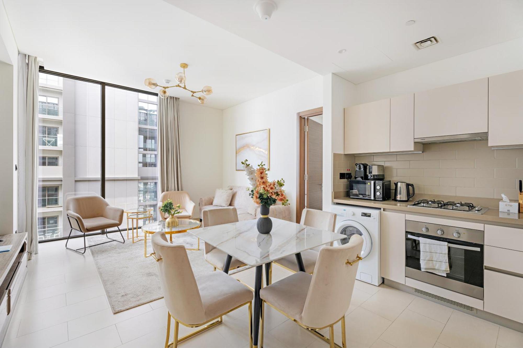 Beautiful 2 Bedroom Next To Business Bay - Sobha Creek Vista Dubai Dış mekan fotoğraf